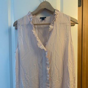 Ann Taylor Blouse, Blush (soft pink color), Size Small